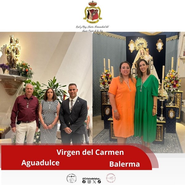 Acompañamos en Aguadulce y Balerma los Cultos en Honor a la Virgen del Carmen