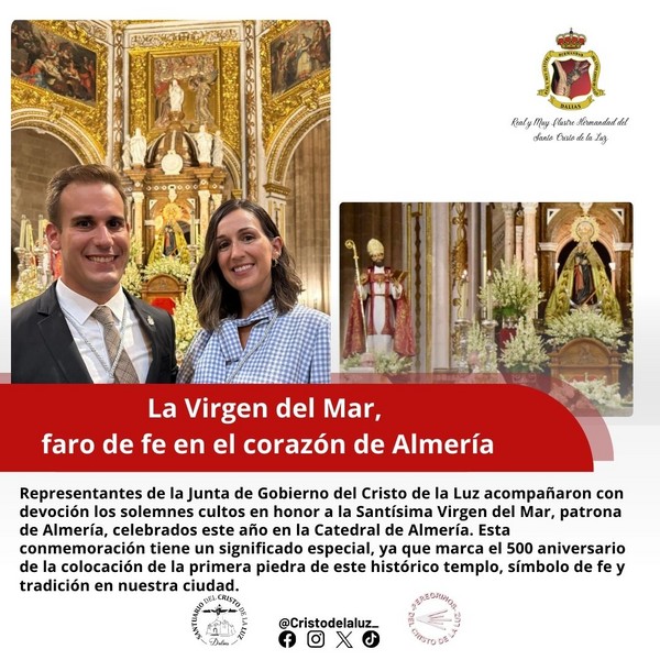 La Virgen del Mar, faro de fe en el corazón de Almería