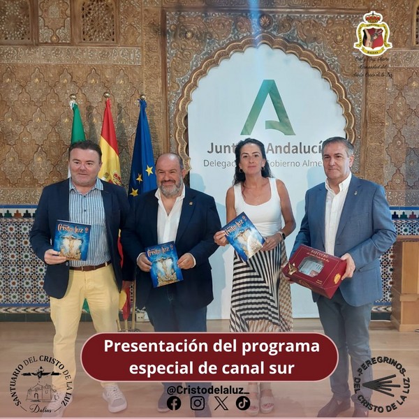 Canal Sur Almería emitirá en directo la misa y la bajada del Santo Cristo de la Luz de Dalías, con un programa especial de mas de tres horas de duración.