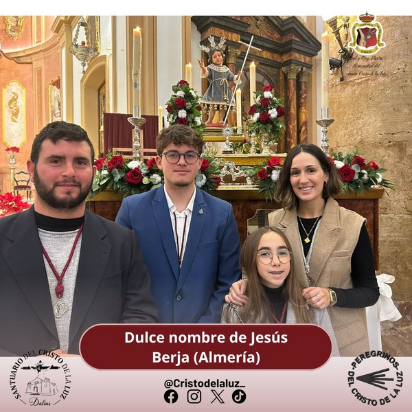 Acompñando al dulce nombre de Jesús de Berja