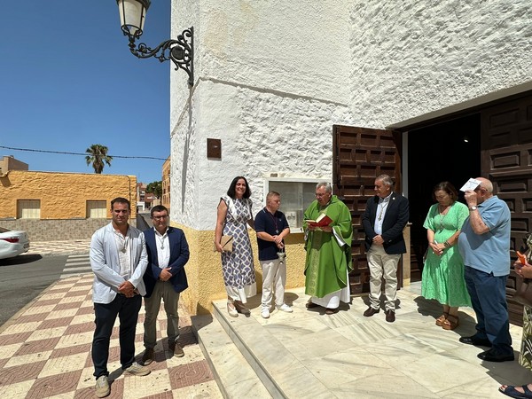 Bendición de la Placa del Camino del Cristo de la Luz en Las Marinas.