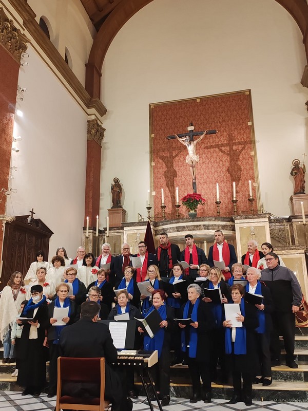 Solidaridad en el Concierto de Villancicos de la Hermandad del Santísimo Cristo de la Luz