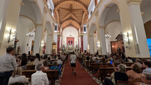 El Santuario celebra con devoción el inicio del Solemne Septenario en honor al Santísimo Cristo de la Luz