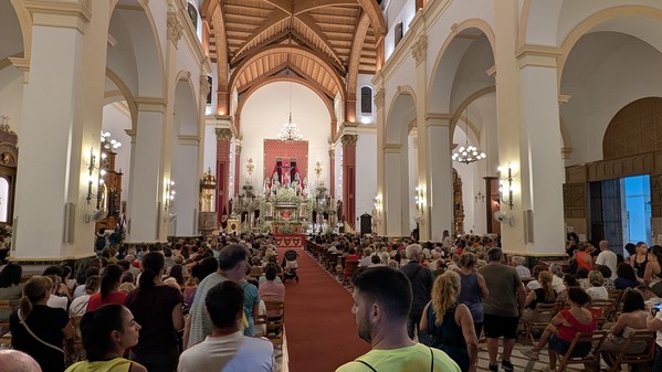 El Santuario celebra la quinta noche del Solemne Septenario con una multitudinaria presencia de hermandades de la provincia