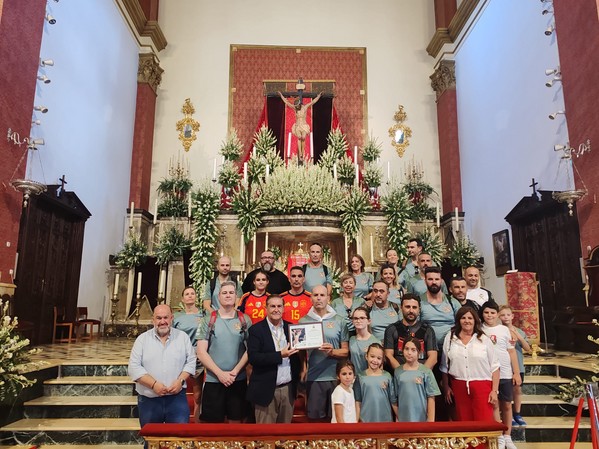 La Misa de los Pueblos reúne a las corporaciones y devotos de El Ejido, Roquetas de Mar, Aguadulce, El Parador y Vícar en el Santuario