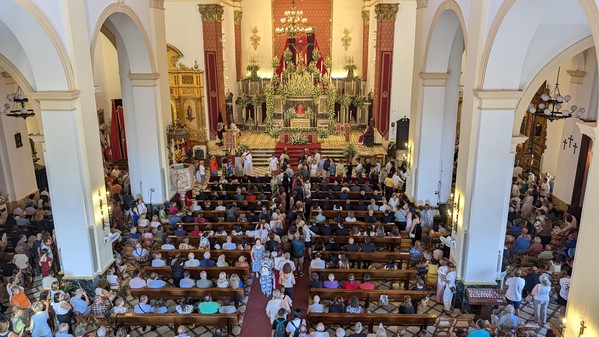 El Obispo de Almería preside la Solemne Misa Mayor en el gran día del Santísimo Cristo de la Luz