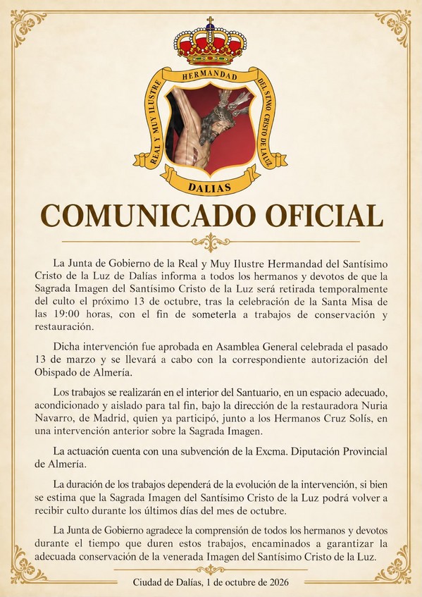 COMUNICADO OFICIAL