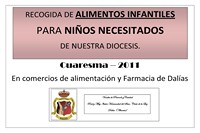 Campaña de recogida de alimentos infantiles