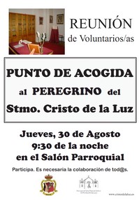 PUNTO DE ACOGIDA AL PEREGRINO
