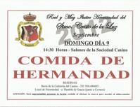 COMIDA DE HERMANDAD 2012
