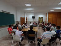 REUNIÓN DE VOLUNTARIOS PARA EL PUNTO DE ACOGIDA DE PEREGRINOS