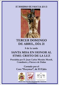 MISA EN HONOR AL STMO. CRISTO DE LA LUZ