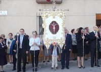 PRESENCIA DE LA JUNTA DE GOBIERNO DE ESTA HERMANDAD EN LA FUNCIÓN SOLEMNE EN HONOR A S. JOSÉ Mª RUBIO