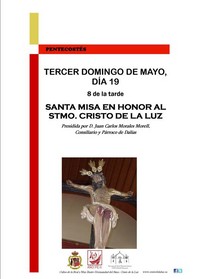 MISA EN HONOR AL STMO. CRISTO DE LA LUZ
