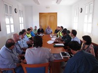 REUNIÓN DE LA JUNTA LOCAL DE SEGURIDAD PARA LAS FIESTAS EN HONOR AL STMO.CRISTO DE LA LUZ