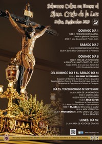 PRESENTACIÓN DEL PROGRAMA OFICIAL DE CULTOS EN HONOR AL STMO. CRISTO DE LA LUZ