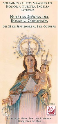 ROQUETAS DE MAR CELEBRA LA VIRGEN DEL ROSARIO