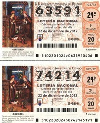 RECORDATORIO ACERCA DE LA LOTERÍA DE NAVIDAD