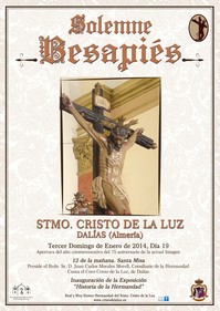 SOLEMNE BESAPIÉS AL STMO. CRISTO DE LA LUZ, EL DOMINGO 19
