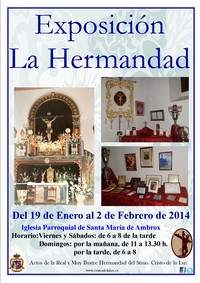 EXPOSICIÓN DEDICADA A LA HERMANDAD DEL STMO. CRISTO DE LA LUZ