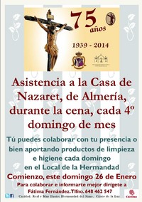 NUEVA PROPUESTA DE NUESTRA VOCALÍA DE CARIDAD