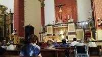 VISITA AL STMO. CRISTO DE LA LUZ DEL CENTRO DE DÍA DE BERJA