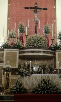 RELIQUIA DE S. JOSÉ MARÍA RUBIO EN EL SEPTENARIO DEL STMO. CRISTO DE LA LUZ