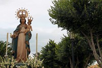 CULTOS EN HONOR A NTRA. SRA. DEL ROSARIO EN ROQUETAS DE MAR