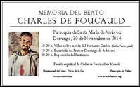 EN MEMORIA DEL BEATO CHARLES DE FOUCAULD