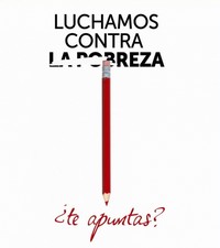 Luchamos contra la pobreza, ¿te apuntas? Campaña de Manos Unidas 2015.