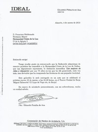 PREMIO DEL DIARIO IDEAL A LA HERMANDAD DEL STMO. CRISTO DE LA LUZ