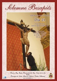 BESAPIÉS EN HONOR AL STMO. CRISTO DE LA LUZ, EL DOMINGO 21