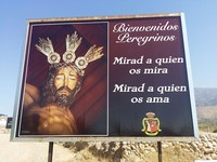 BIENVENIDOS PEREGRINOS, MIRAD A QUIEN OS MIRA, MIRAD A QUIEN OS AMA
