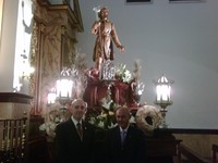 El Hermano Mayor asiste a la Novena de San Isidro de El Ejido.
