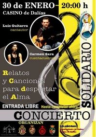 CONCIERTO SOLIDARIO - LUIS GUITARRA Y CARMEN SARA - 30 de ENERO