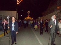 Representacion de la Junta de Gobierno en la Procesion de San Miguel de Celín