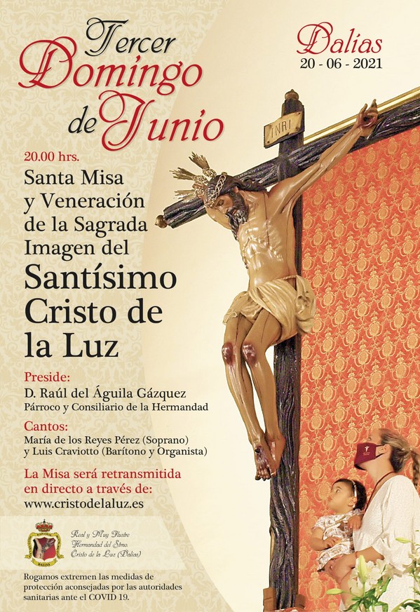 SANTA MISA Y VENERACIÓN AL SANTÍSIMO CRISTO DE LA LUZ.