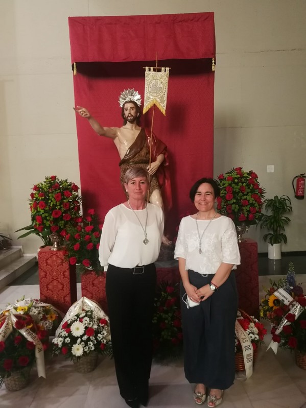 ASISTENCIA A LA MISA EN HONOR A SAN JUAN BAUTISTA DE ROQUETAS DE MAR.