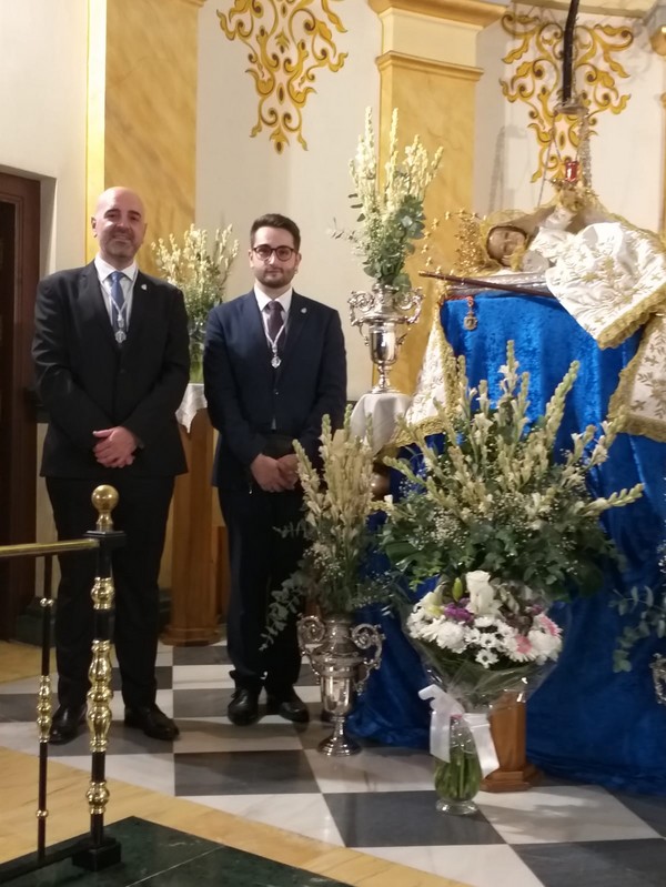 NUESTRA HERMANDAD PARTICIPA EN LOS CULTOS DE LA PATRONA DE EL EJIDO.