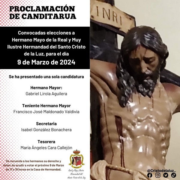 Proclamada Candidatura